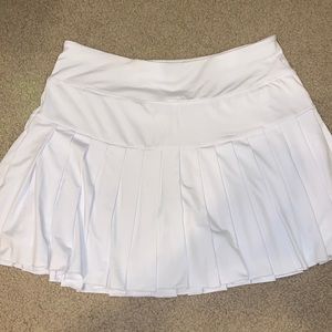 Pleated tennis skort